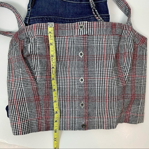 NWT Hollister Plaid button front tank size M - Picture 6 of 11